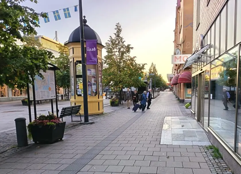Street view from Luleå