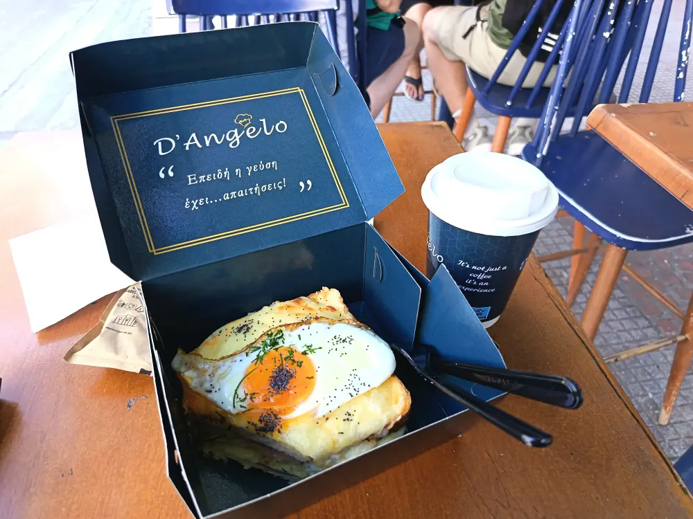 Food portion packed in a cardboard box