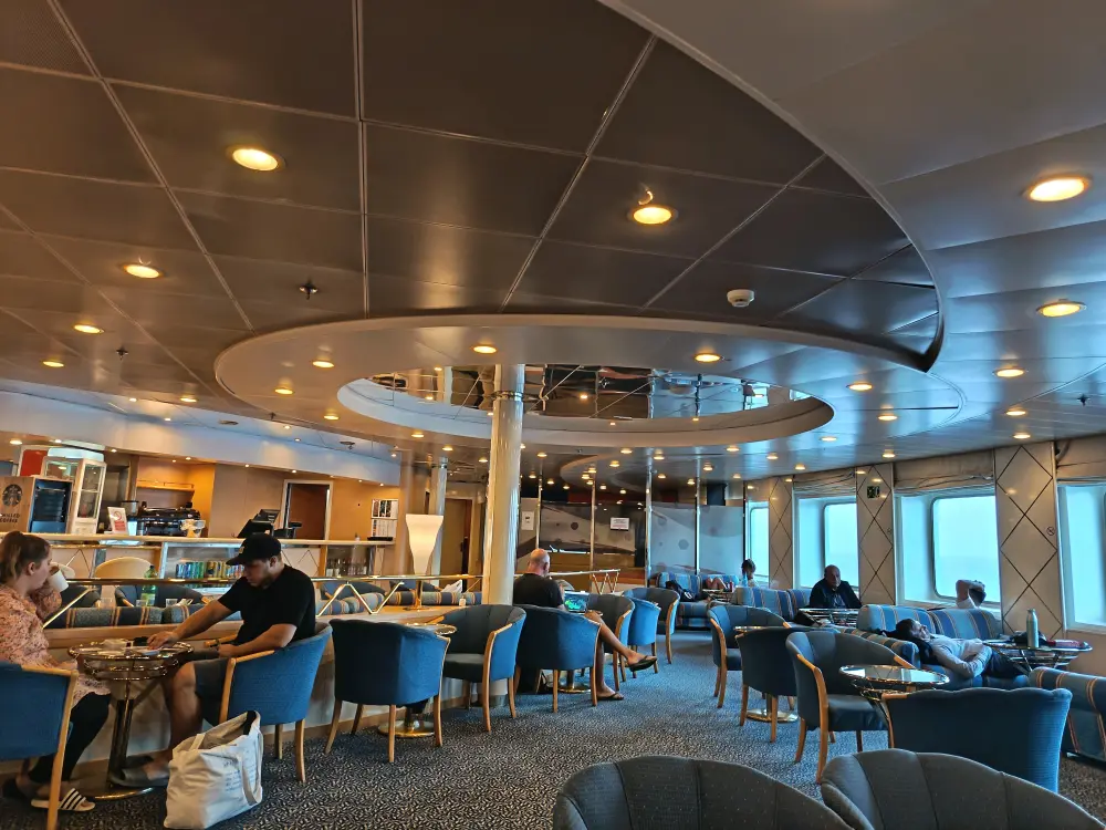 The restaurant on the ferry from Igoumenitsa to Brindisi