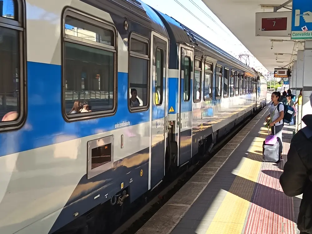 Train at Brindisi station