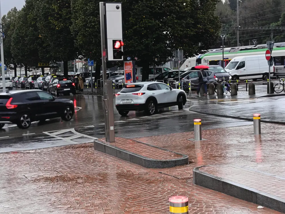 Street scene in Lugano