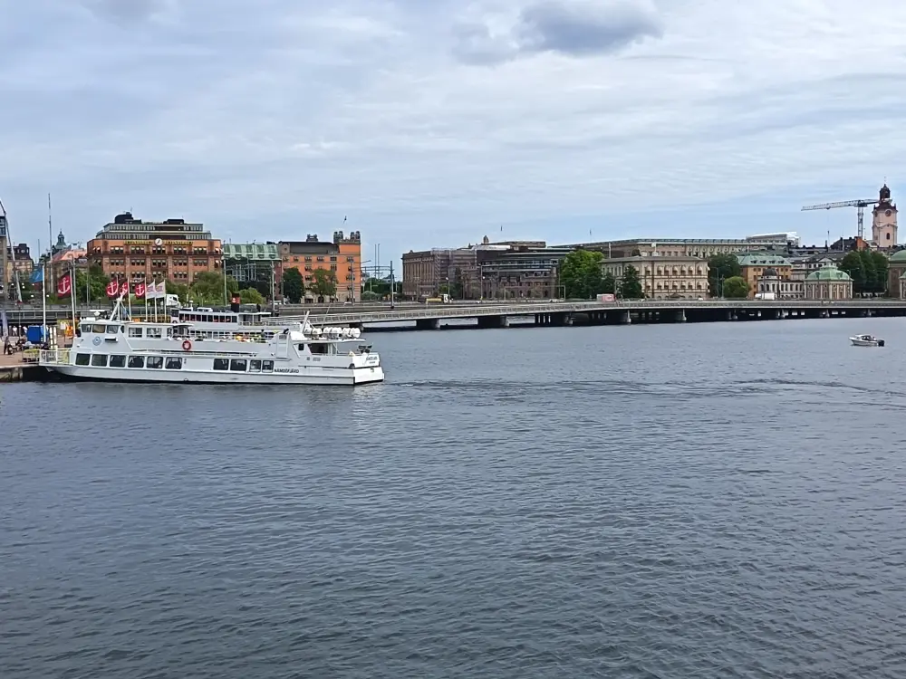 A view in Stockholm.